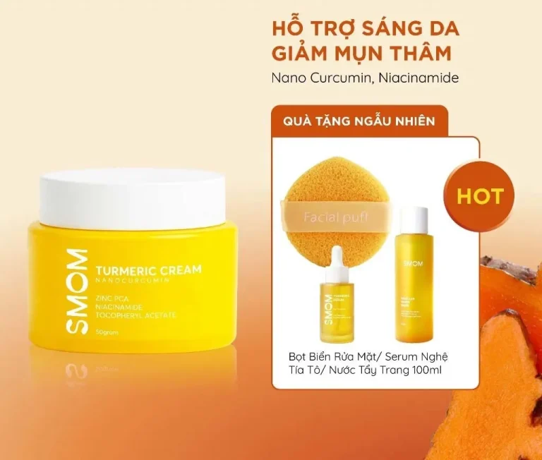 Kem Nghệ SMOM Nano Curcumin Turmeric Cream 50g - Ảnh 2