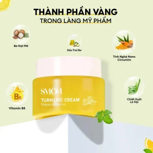 Kem Nghệ SMOM Nano Curcumin Turmeric Cream 50g