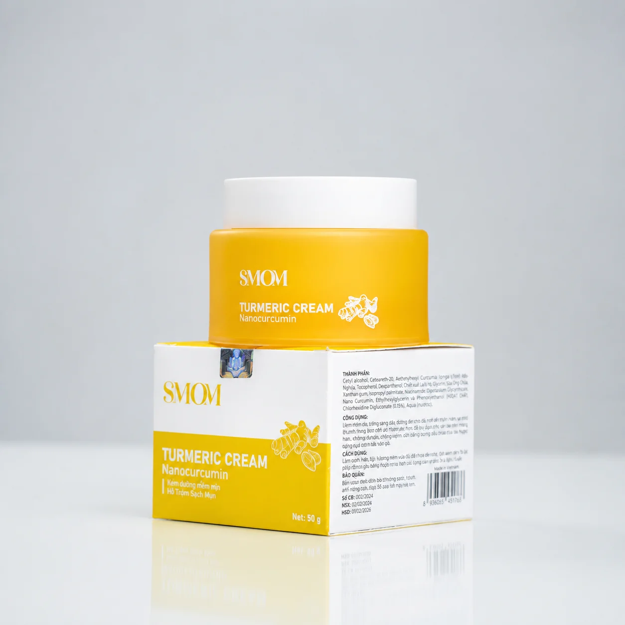 Kem Nghệ SMOM Nano Curcumin Turmeric Cream 50g - Ảnh 3