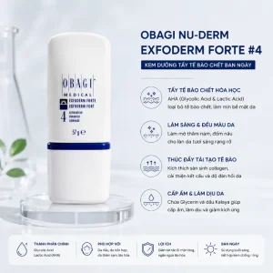 Kem dưỡng tẩy tế bào chết ban ngày Obagi AHA Nu-Derm Exfoderm Forte - Ảnh 3