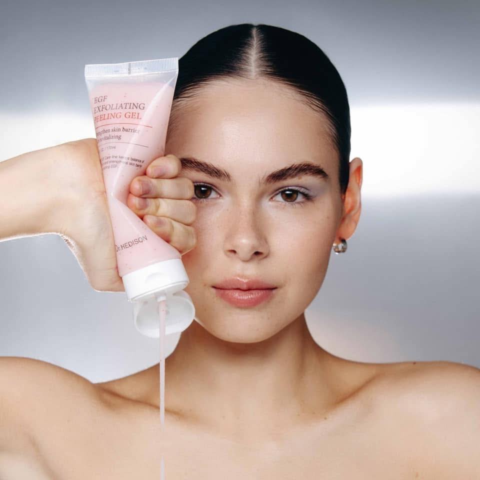 Tẩy da chết vật lý Dr.Hedison EGF Exfoliating Peeling Gel - Ảnh 3