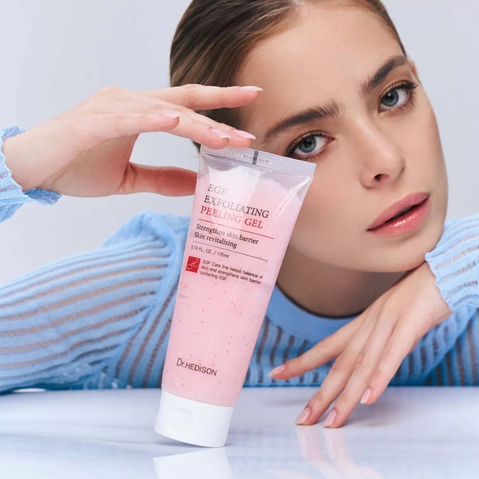 Tẩy da chết vật lý Dr.Hedison EGF Exfoliating Peeling Gel - Ảnh 4