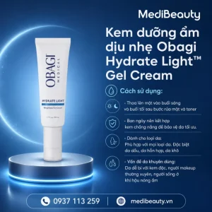 Kem dưỡng ẩm dịu nhẹ 24h Obagi Hydrate Light Weightless Gel Cream - Ảnh 3