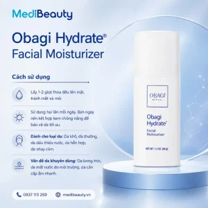 Kem dưỡng cấp ẩm suốt 8 giờ Obagi Hydrate Facial Moisturizer - Ảnh 3