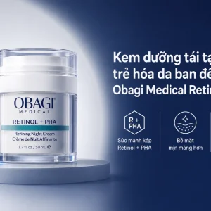 Alternative view of Kem dưỡng tái tạo trẻ hóa da ban đêm Obagi Medical Retinol + PHA Refining Night Cream
