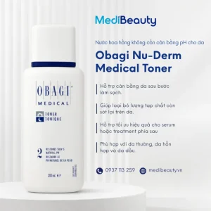 Nước hoa hồng không cồn cân bằng pH cho da Obagi Nu-Derm Medical Toner - Ảnh 4