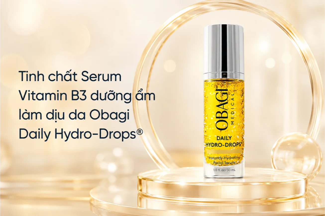 Tinh Chất Serum Vitamin B3 Dưỡng Ẩm Làm Dịu Da Obagi Daily Hydro-Drops Facial Serum - Ảnh 2